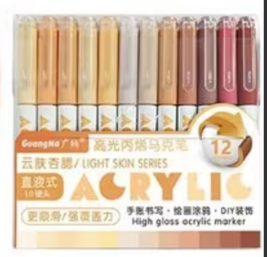 Guangna High gloss acrylic marker - Light Skin Series