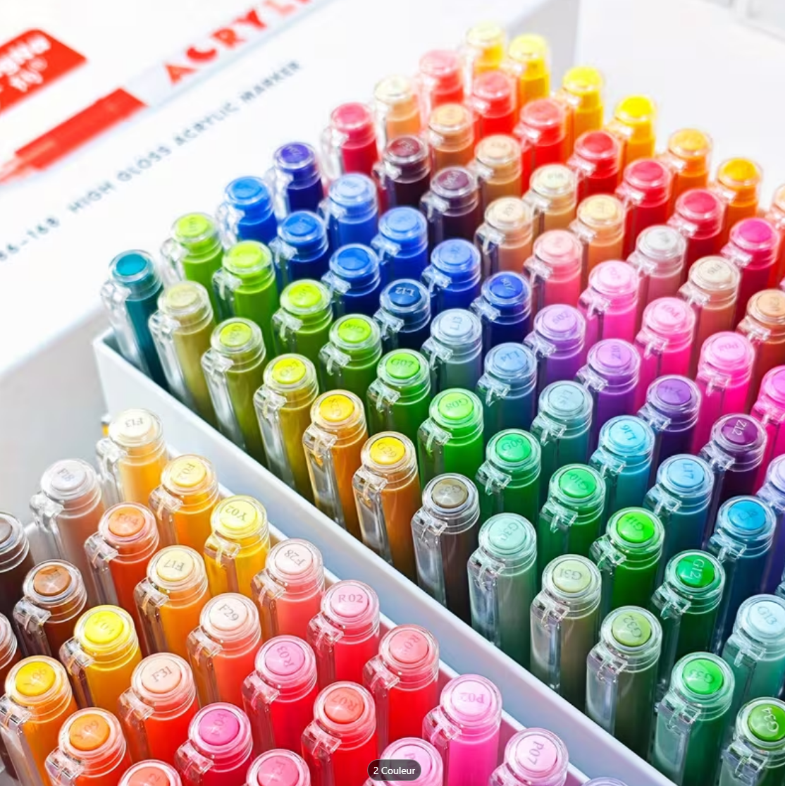 Guangna High gloss acrylic marker - Warm Skin Series